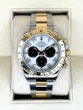 Rolex Daytona 40mm 116523 Two-Tone Panda Arabic Racing Dial