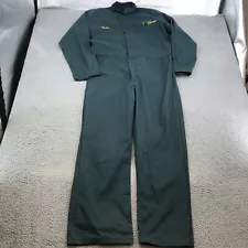 Red Kap Coveralls Adult 40 Green Mechanic Mens 45746