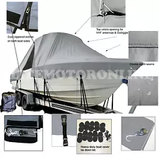 Sea Hunt Victory 245 Walk Around T-Top Hard-Top Fishing Storage Boat Cover