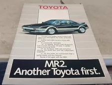 1985 TOYOTA Range Australian Sales Brochure Corolla Crown Corona Celica MR2