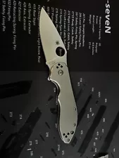 Spyderco Domino C172CF CTS-XHP SILVER