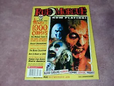 RUE MORGUE magazine # 31, House of 1000 Corpses, Rob Zombie, Jan/Feb 2003