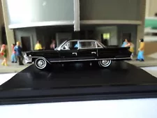 Oxford 1961 CADILLAC SEDAN DeVILLE Black 1/87 HO diecast car GM