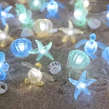 Beach Decorative Lights Marine Sea Life Décor Ocean Fairy Lights Nautical Waterp