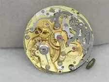 UNIVERSAL GENEVE COMPAX TRIPLE REG. 17 JEWEL CAL. 285 MOVEMENT & DIAL, RUNNING!