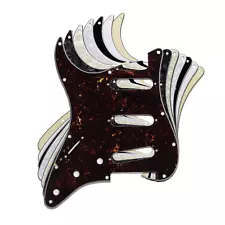 Left Handed Strat Stratocaster Electric Guitar Pickguard Scratchplate For Fender