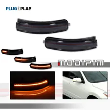 Smoke Sequential Amber LED Side Mirror Signal Lights For 2009-2014 Nissan Maxima (For: 2009 Nissan Maxima)