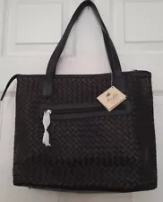 Ostrich leather Black Shoulder Bag