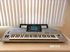 Yamaha Tyros 2 arranger keyboard workstation synthesizer with 80GB hard drive.