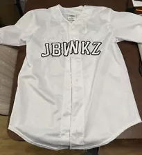 jabbawockeez Jersey Baseball White Medium Used Vegas Dance