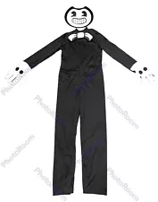 *Bendy and the Ink Machine Jumpsuit Childrens Halloween Costume Disguise L 10-12