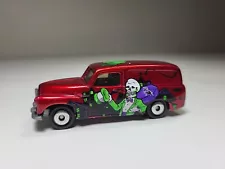 Matchbox FJ Holden Panel Van Maroon Red Playset Car Skeleton MB282 1:58