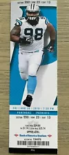 2016 Carolina Panthers Official NFL Mint Season Ticket Stub - pick any game!