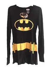 DC Comics Batgirl Cosplay Costume Hooded Romper Pajamas Adult Small Graphic