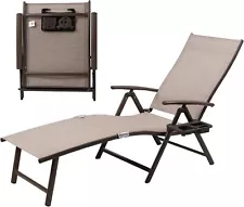 Kozyard Comfort Aluminum Reclining Lounge Chair - Perfect for the Beach, Patio