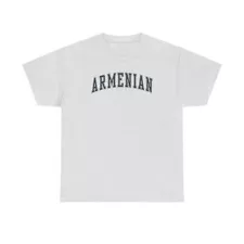 Armenian Shirt Gifts Tshirt Tee Crew Neck Short Sleeve