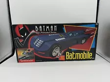 1992 Kenner Batman The Animated Series Batmobile Clean in OPEN BOX - Complete