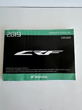 HONDA OEM OWNERS MANUAL BOOK GUIDE 2019 CRF250F 31K99Q00 CRF 250 F (For: 2019 Honda CRF250F)