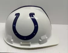 Indianapolis Colts NFL Hard Hat Helmet Official NFL MSA VGard Type 1 Size 61/2-8