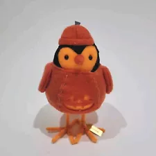 2017 CARVER Target Hyde & Eek Halloween Bird Orange Pumpkin Featherly Friends