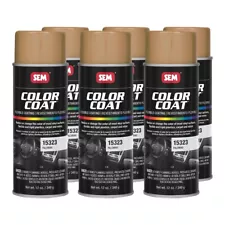 SEM 15323 Color Coat Palomino Flexible Auto Body Paint 12 oz (6 Pack)