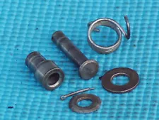 Honda CB350 CB500 CB550 CB450 CB175 XL100right front peg pivot pin & spring (For: Honda)