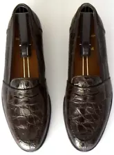 NICE! $1500 POLO RALPH LAUREN Genuine Crocodile Alligator Loafer Slipper Shoe 12