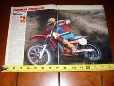 1981 HONDA CR250R ORIGINAL ARTICLE