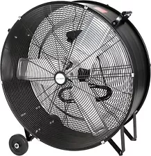 13000 CFM 30" High Velocity Drum Fan, 2-Speed Heavy Duty Industrial Shop Fan