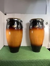 Pair Of Groove Percussion Conga Wood Sunburst See Details