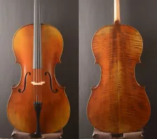 Oil Anti!Best model A Modern Stradivari 1690 Copy Cello ! Deep Mellow tone!