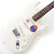 New Fender USA Jeff Beck Stratocaster (Olympic White) 457668 Electric Guitar