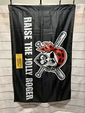 Pittsburgh Pirates Flag Banner MLB Raise The Jolly Roger 35” X 56”