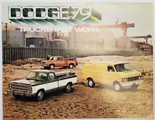 1979 Dodge Trucks Vans Dealership Sales Brochure Original Vintage OEM Powerwagon