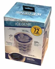 The Original ICE GENIE Ice Cube Maker Freezer Space Saving Hold 72 Cube