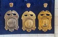 New Listingvintage Houston fire department badges