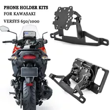 For Kawasaki Versys 650 Versys 1000 2015-2017 Phone Holder USB Charging Kits (For: 2015 Kawasaki Versys 1000)