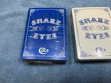 Colt Firearms "Snake Eyes" Playing Cards / 2 Full Decks / New