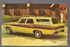 1973 AMC Matador Wagon Postcard Excellent Original 73