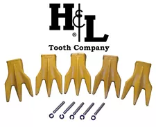 1U3202 TR3 Triple Tiger® Trident® Bucket Teeth for Cat J200 5 Pack H&L Tooth Co.