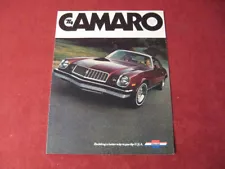 1974 Chevy Camaro Sales Brochure Booklet Catalog Old Original