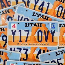 UTAH ARCHES LICENSE PLATE ð¥FREE SHIPPINGð¥~ 1 w/RANDOM LETTERS & NUMBERS