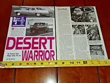 1968 BUICK WAGON TA PERFORMANCE ORIGINAL 1991 ARTICLE