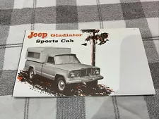 1963 Jeep Gladiator Sports Cab sales brochure Kaiser Jeep Corporation