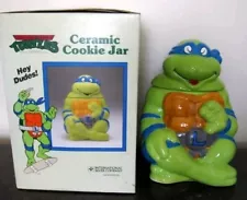 Ceramic Cookie Jar TEENAGE MUTANT NINJA TURTLES TMNT International Silver NEW