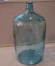 Vintage 5 Gallon Aqua Glass Bottle Unbranded