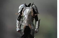 Medieval half body armor / Best wearable armor for him / Plates Fantasy Half Bod