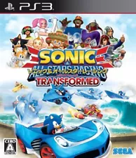 PS3 Sonic All Star Racing TRANSFORMED Japan Import Game Japanese