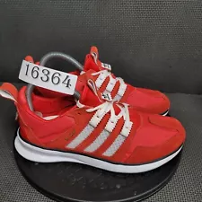 Adidas SL Loop Runner Shoes Youth Sz 7 Red white Athletic Trainers