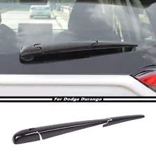 For 2011-2024 Dodge Durango Carbon Fiber Look Rear Window Wiper Cover Decor Trim (For: 2015 Dodge Durango Citadel)